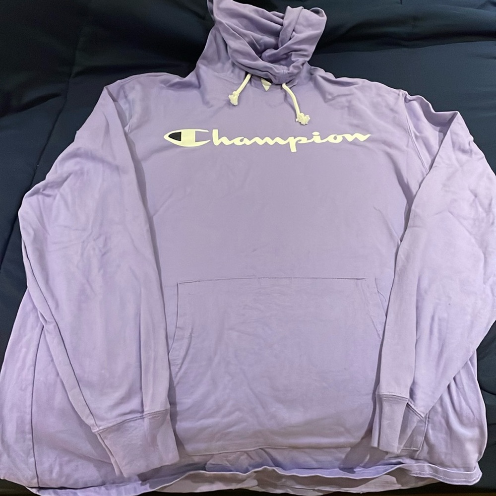 Purple Champion Pullover Sweatshirt